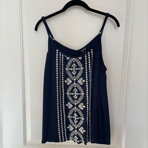 TORRID NAVY DESIGN CAMI TOP SIZE 2X